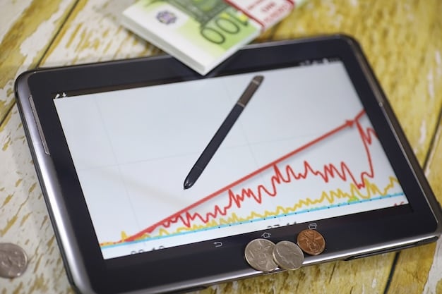 A screenshot of a budgeting app dashboard showing colorful charts of income vs. expenses, automated budget categories, and personalized savings goals. The app interface should be clean and user-friendly.