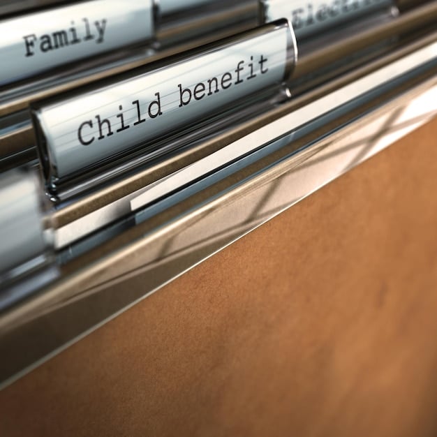 A close-up shot of a U.S. tax form with the Child Tax Credit section highlighted, emphasizing the importance of understanding the form for claiming the credit.