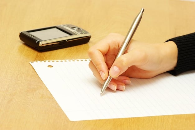 A hand holding a pen, filling out an application form for a government assistance program, highlighting the steps involved in seeking help.
