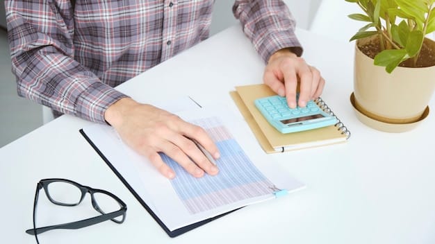 A person carefully reviewing a credit application form, highlighting the significance of each financial move and decision.