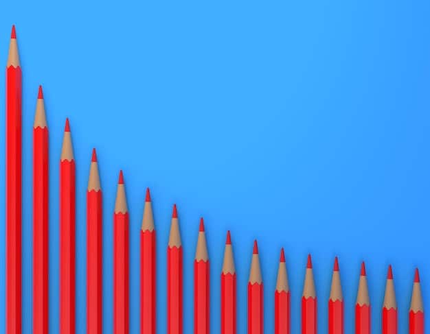 A graph depicting the decline in education funding over the past decade, showcasing the percentage decrease in federal and state allocations for education. The graph should be easy to read and visually represent the severity of the cuts.