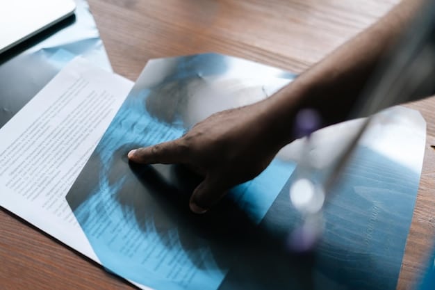 A close-up of accreditation documents being reviewed, highlighting the meticulous process involved in evaluating higher education institutions. The image includes hands holding a pen and making notes on the documents, emphasizing the thoroughness of the assessment.
